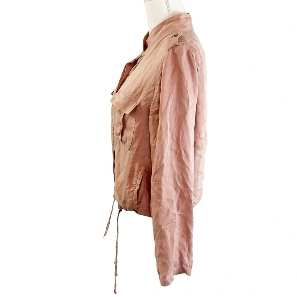 Rails Womens‎ Rowen Jacket in Blush Pink Utility Size Small Button Front Casual